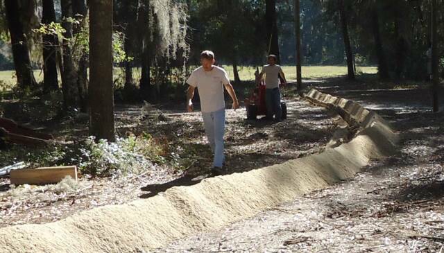 log cabin electric trenching