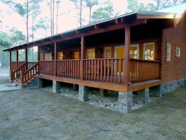 log cabin sod install