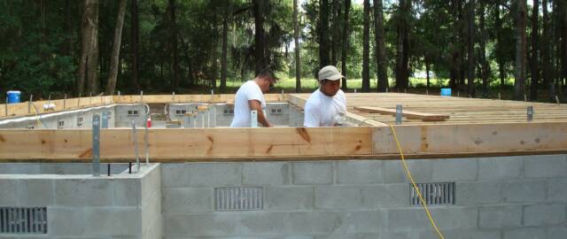 og home box band installation by Log Home Guys of florida