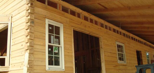 cypress log home kit windows set