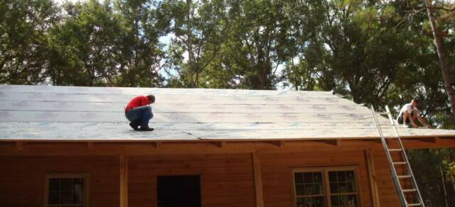 lorida log cabin roof measure
