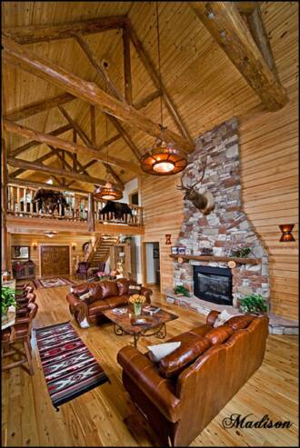 Log Home Guys Madison Greatroom floor plan