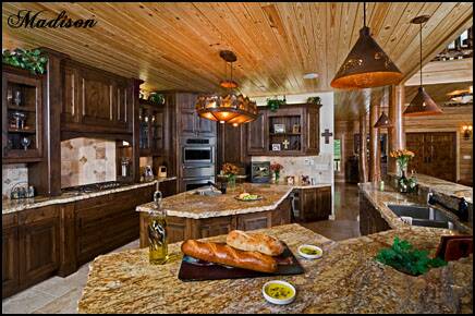 Log Home Guys Madison Kitchen