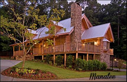 Manatee Cypress Log Home by Log Home Guys of Lake City Florida-LogHomeGuys.com-866-306-1697