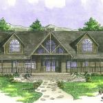 Hayden's Peak Log Home by Log Home Guys of Lake City, Fl. 32055, 866-306-1697

First Floor 4558 Sq. Ft.
Second Floor 1827 Sq. Ft.
Total Heated Space 6385 Square Feet
Open Deck 1045 Sq. Ft.
Covered Porch 3122 Sq. Ft.