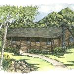 Shamrock Log Home by Log Home Guys Santa Fe Log Cabin Home by Log Home Guys of Lake City, Fl. 32055, 866-306-1697

First Floor 1344 Sq. Ft.
Total Heated Space 1344 Square Feet
Open Deck 216 Sq. Ft.
Covered Porch 384 Sq. F

First Floor 1676 Sq. Ft.
Total Heated Space 1676 Square Feet
Open Deck 480 Sq