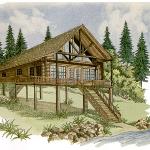 Carrabelle Log Home by Log Home Guys of Lake City, Fl. 32055, 866-306-1697

First Floor 1344 Sq. Ft.
Total Heated Space 1344 Square Feet
Open Deck 216 Sq. Ft.
Covered Porch 384 Sq. F

First Floor 768 Sq. Ft.
Second Floor 412 Sq. Ft.
Total Heated Space 1180 Sq