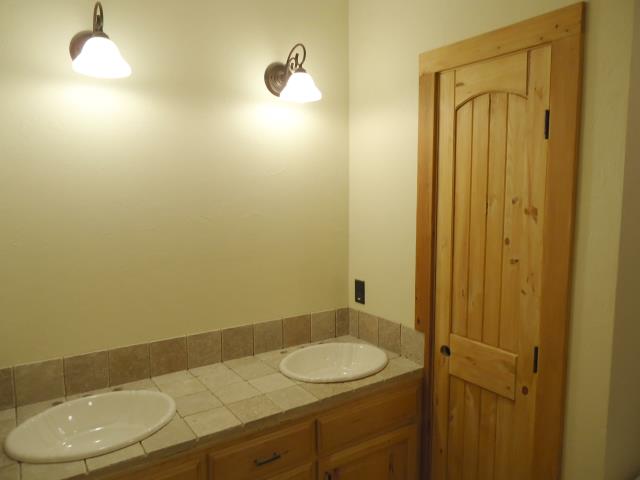 Log Home closet door